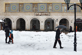 بارش برف در رشت